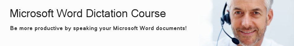 Microsoft Word Dictation Course