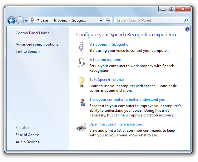 voice dictation windows 10