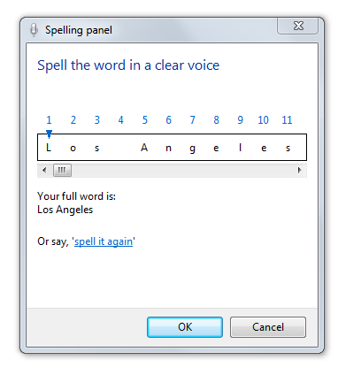 The Spelling Correction Panel in Microsoft Word